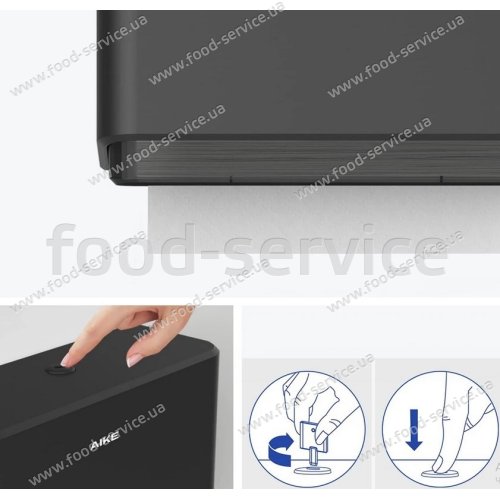 Диспенсер для бумажных полотенец Berg  AK5101 черный